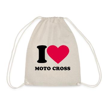 I love moto cross - Sac de sport léger - nature - Devant