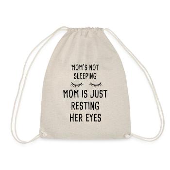 Humour maman fatiguée - Sac de sport léger - nature - Devant