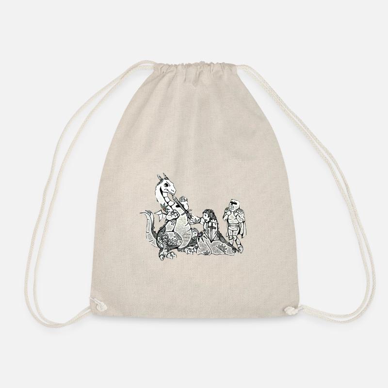 Prinzessin Drachen Junggesellin team Bride - Turnbeutel - Natur