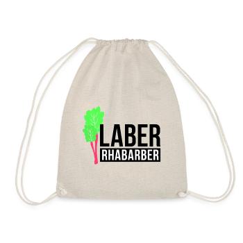 Laber Rhabarber - Turnbeutel - Natur - Vorne