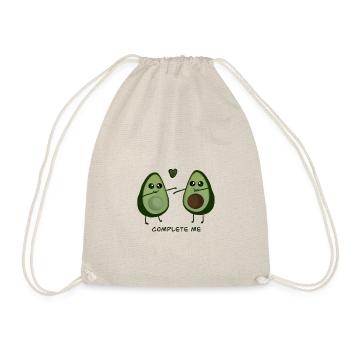 Avocat Love - Complétez-moi Vegan - Sac de sport léger - nature - Devant