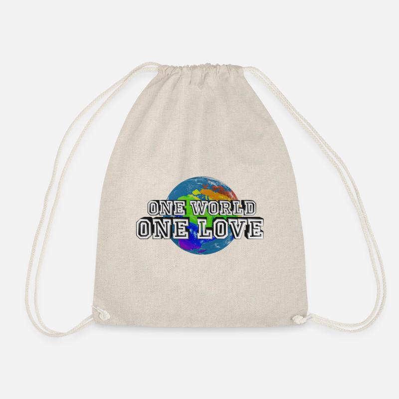 One World - One Love - Turnbeutel - Natur