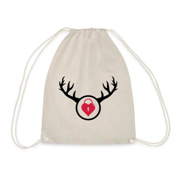 Cocu - Le cadeau d'anniversaire de l'homme à cornes - Sac de sport léger - nature - Devant