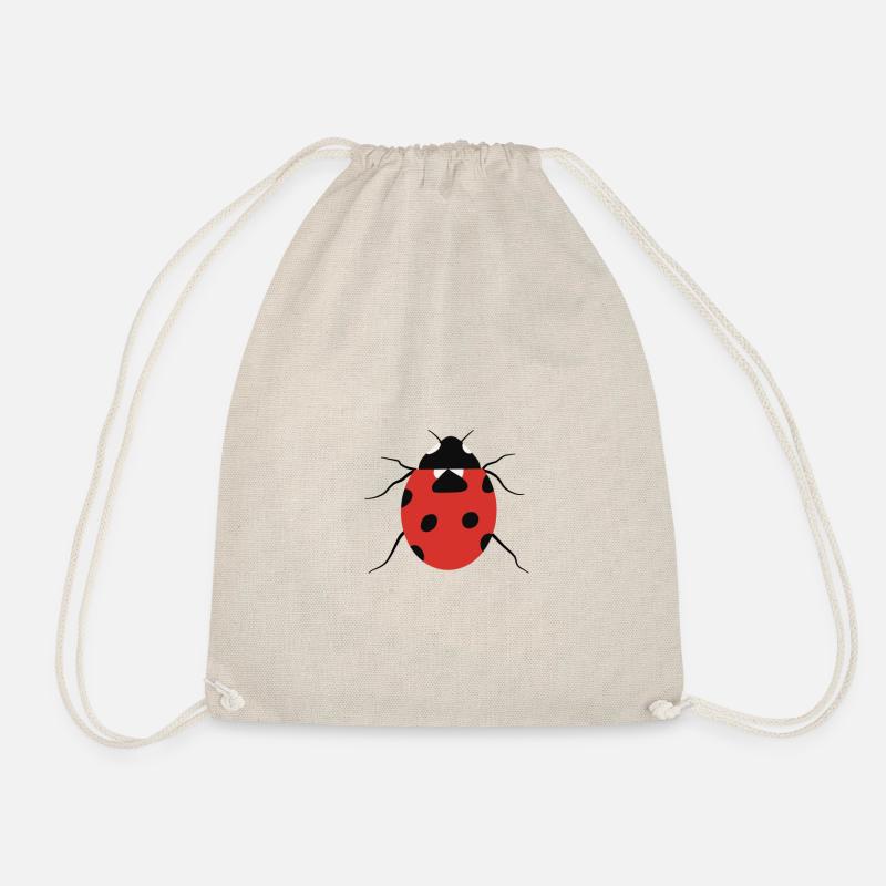 Ladybird - Drawstring Bag - nature