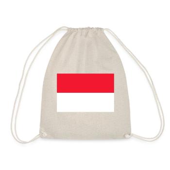 Drapeau de Monaco - Sac de sport léger - nature - Devant