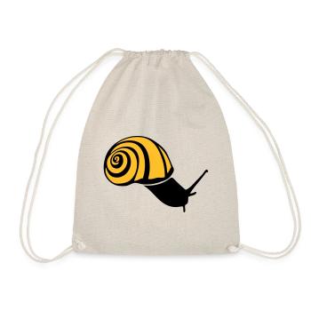 snail - Drawstring Bag - nature - Front