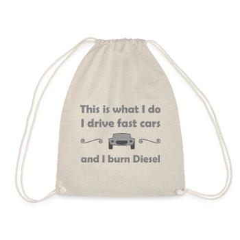 The fast vehicles - Drawstring Bag - nature - Front