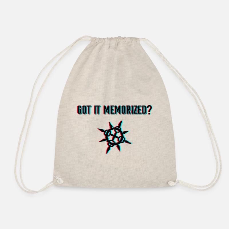 Got it memorized? - Drawstring Bag - nature