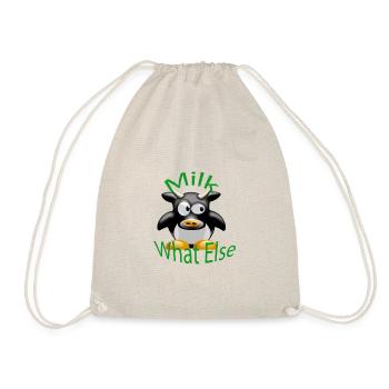 Cow what Else - Drawstring Bag - nature - Front