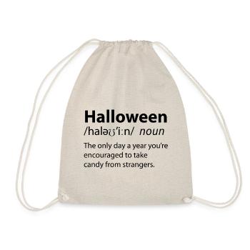 Halloween Funny Dictionary Définition - Sac de sport léger - nature - Devant