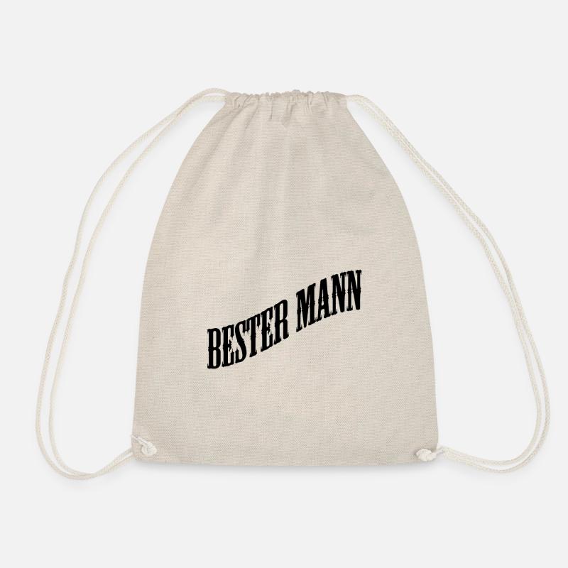 Bester Mann - Turnbeutel - Natur