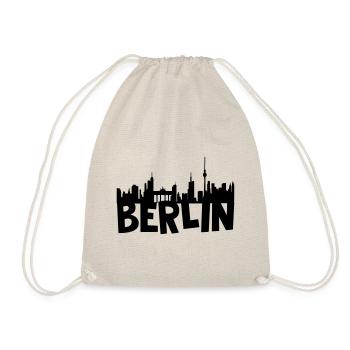 Berlin Skyline - Turnbeutel - Natur - Vorne