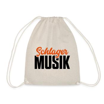 schlager musik - Turnbeutel - Natur - Vorne