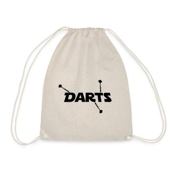 Darten Darts Dart - Turnbeutel - Natur - Vorne