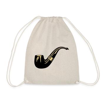 smoking pipe - Drawstring Bag - nature - Front