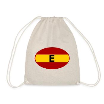 Auto Aufkleber Spanien - Turnbeutel - Natur - Vorne