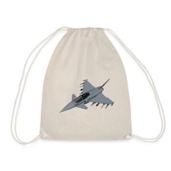 Fighter jet plane jet jet military fighter jet - Drawstring Bag - nature - Front