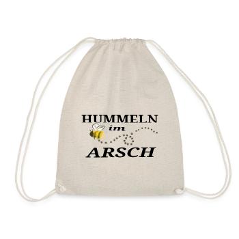 Hummeln im Arsch - Turnbeutel - Natur - Vorne