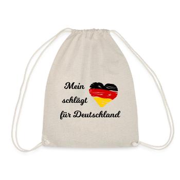Die Deutschland Liebe - Turnbeutel - Natur - Vorne
