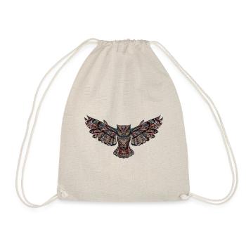 owl - Drawstring Bag - nature - Front
