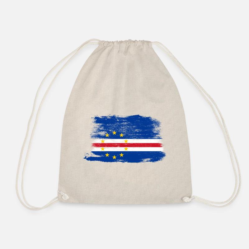 Kap Verde Cape Verde Cabo Verde Flagge Geschenk - Turnbeutel - Natur