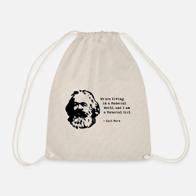 Lustiger Spruch von Karl Marx, Kommunismus - Turnbeutel - Natur