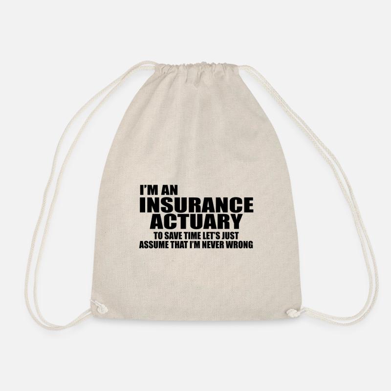 Insurance Actuary - Turnbeutel - Natur