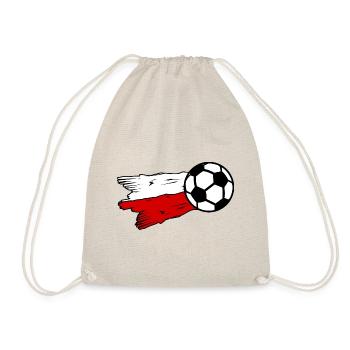 Die Polen Fußball Fans - Turnbeutel - Natur - Vorne