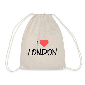 London - Drawstring Bag - nature - Front