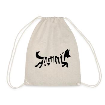 Agility Malinois SVG Vector Color Selectable - Drawstring Bag - nature - Front