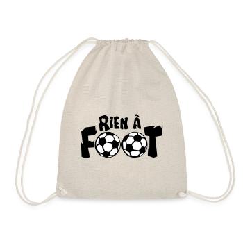 rien a foot ballon expression 1 2 - Sac de sport léger - nature - Devant