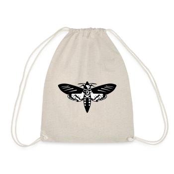 butterfly head of death - Drawstring Bag - nature - Front