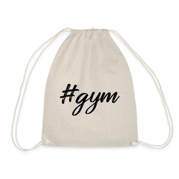 Gym Hashtag Fitness Entrainement Cadeau Haltère SPort - Sac de sport léger - nature - Devant