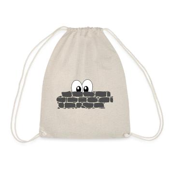 Behind the Wall - Drawstring Bag - nature - Front