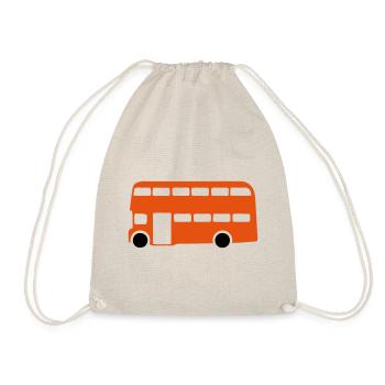 bus english english 1 - Drawstring Bag - nature - Front