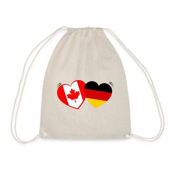 Die deutsch kanadische Partnerschaft - Turnbeutel - Natur - Vorne