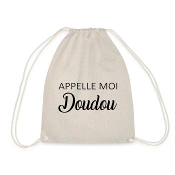 call me cuddly - Drawstring Bag - nature - Front