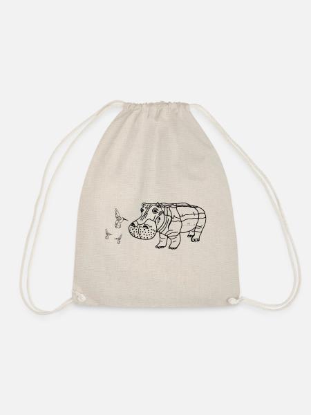 Hippo Hippo - Turnbeutel - Natur