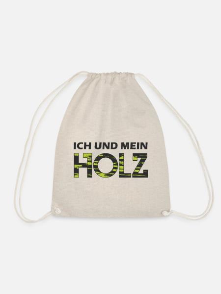 Ich und mein HOLZ - Turnbeutel - Natur