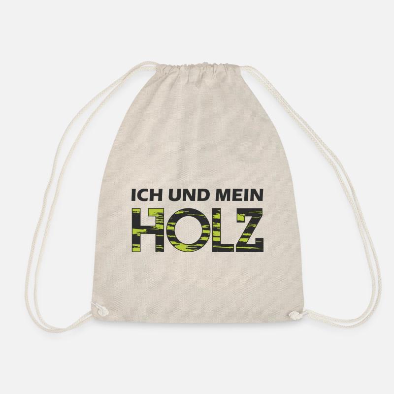 Ich und mein HOLZ - Turnbeutel - Natur