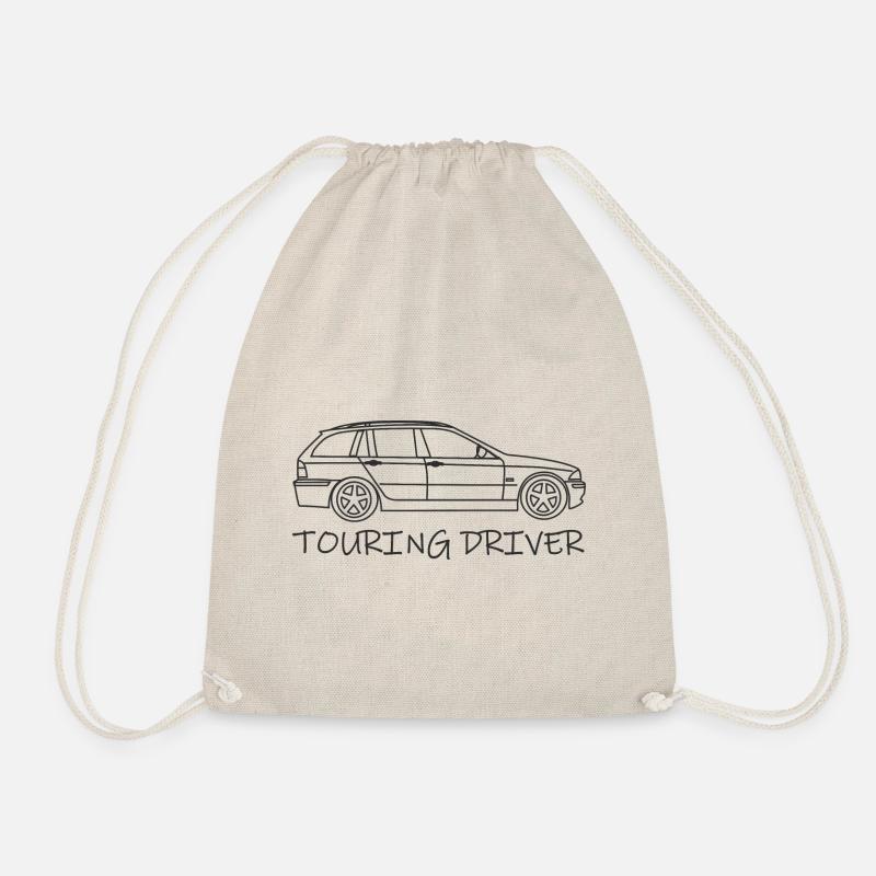 E46 Touring Driver Gift - Drawstring Bag - nature