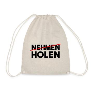 Take Get Trier Trierisch Platt Gift - Drawstring Bag - nature - Front