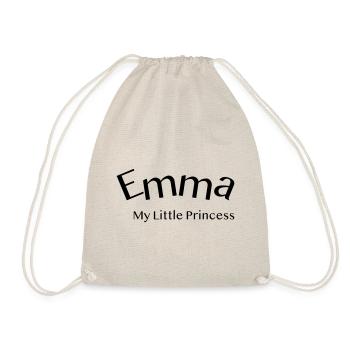 Emma - little princess - Drawstring Bag - nature - Front
