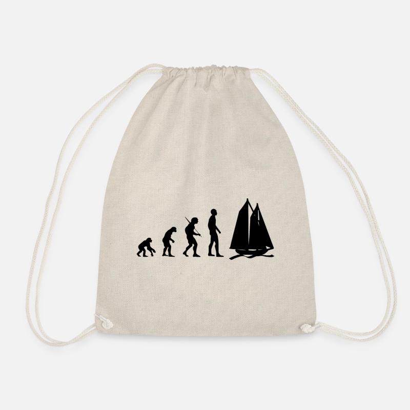 Segel Evolution - Sail Evolution Segelboot Segeln - Turnbeutel - Natur