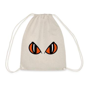 naughty eyes 15 - Drawstring Bag - nature - Front