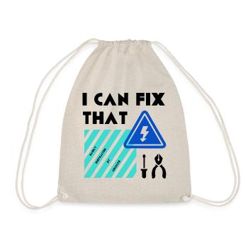 Fix That Electronic Worker Electrician Master - Sac de sport léger - nature - Devant