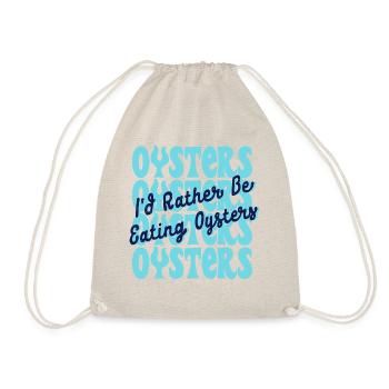 Manger Huîtres Fruits de mer Vin Chef - Sac de sport léger - nature - Devant