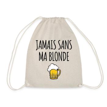 Jamais sans ma blonde - Sac de sport léger - nature - Devant