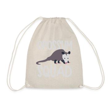 Opossum Squad Cute Possum Ironic Saying Wildlife - Sac de sport léger - nature - Devant