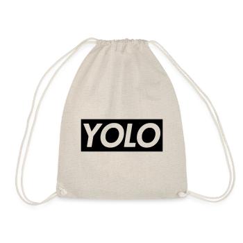 YOLO - Turnbeutel - Natur - Vorne